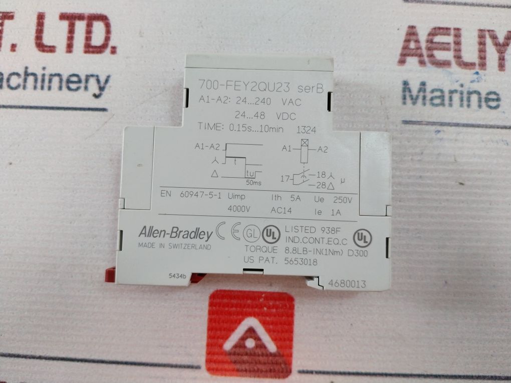 Allen-bradley 700-fey2Qu23 Timing Relay 24…240 Vac