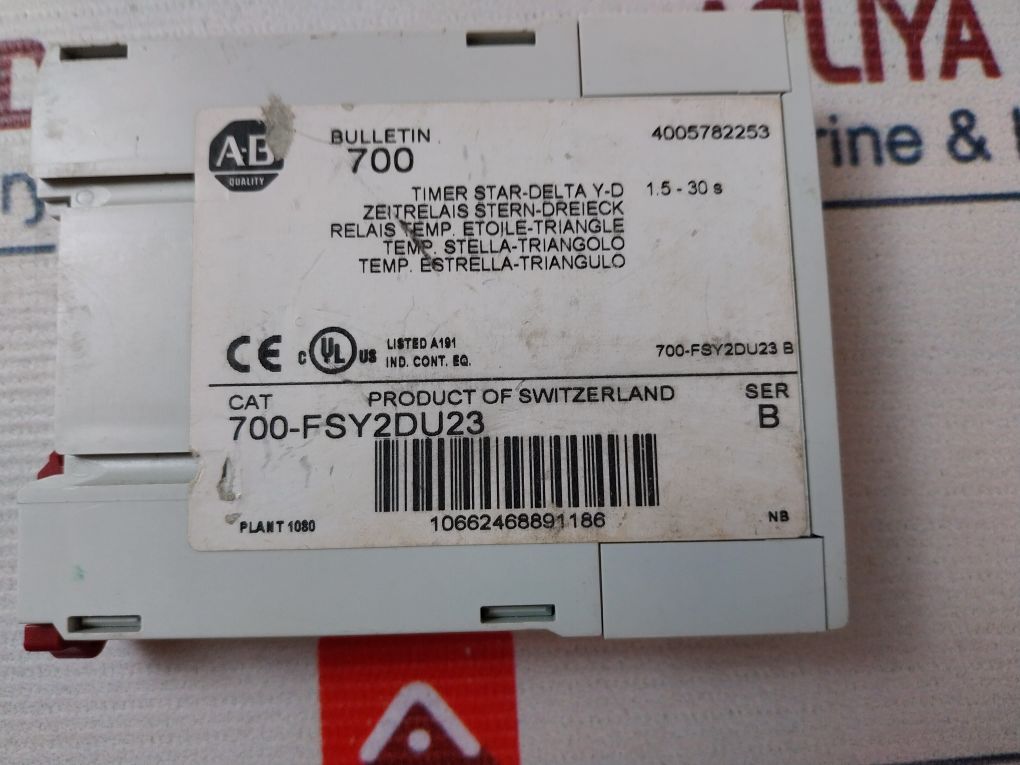 Allen-bradley 700-fsy2Du23 Time Relay