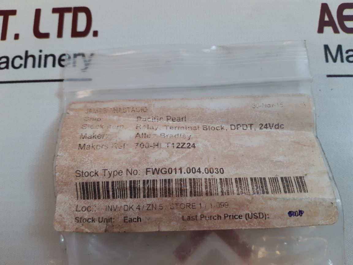 Allen-bradley 700-hlt12 Relay Terminal Block
