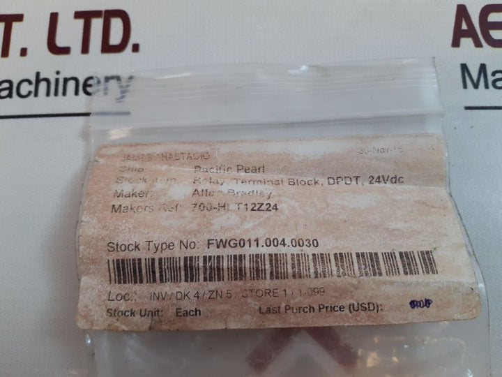 Allen-bradley 700-hlt12 Relay Terminal Block
