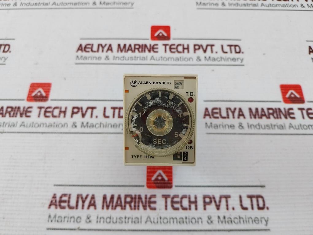 Allen-bradley 700-htm12La2 Multi Range Timer On Delay 0-5 Sec