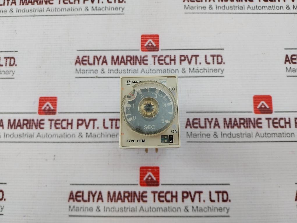 Allen-bradley 700-htm12La2 Multi Range Timer On Delay 0-5 Sec