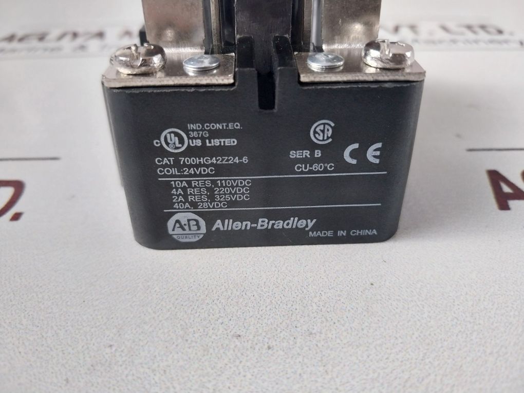 Allen-bradley 700Hg42Z24-6 Ser B Power Relay 40A, 28Vdc