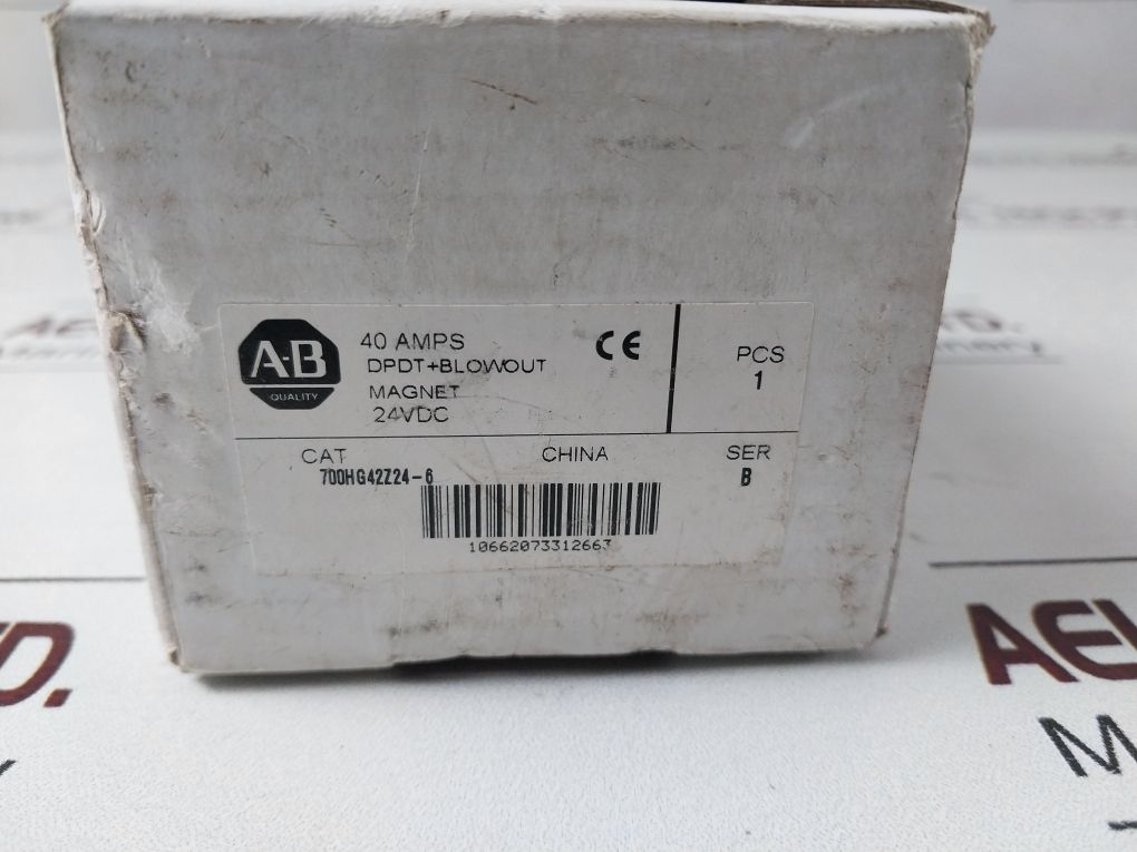 Allen-bradley 700Hg42Z24-6 Ser B Power Relay 40A, 28Vdc