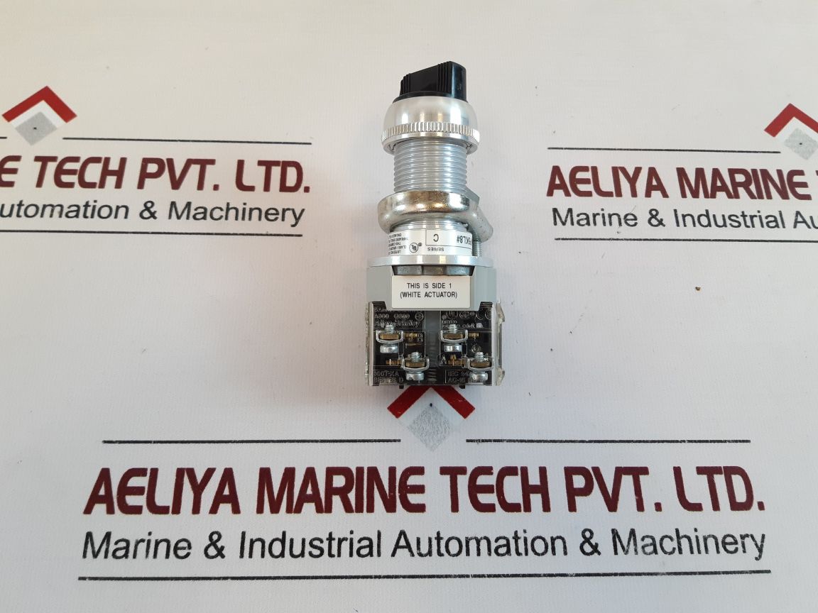 Allen-bradley 800H-hp5Kl8 Series C Selector Switch With 800T-xa