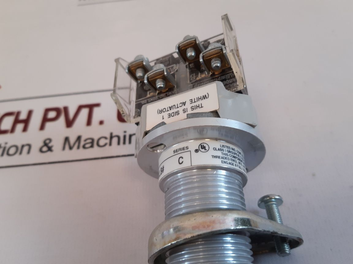 Allen-bradley 800H-hp5Kl8 Series C Selector Switch With 800T-xa