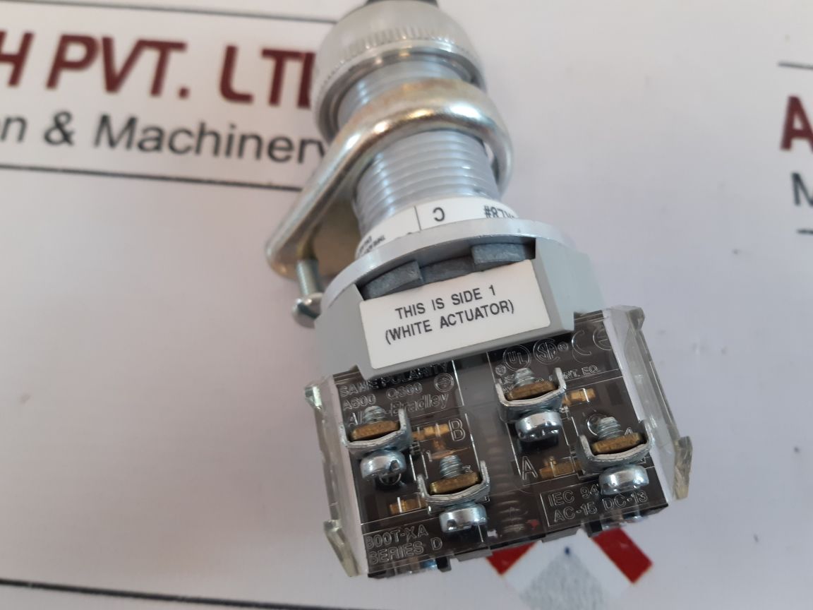 Allen-bradley 800H-hp5Kl8 Series C Selector Switch With 800T-xa