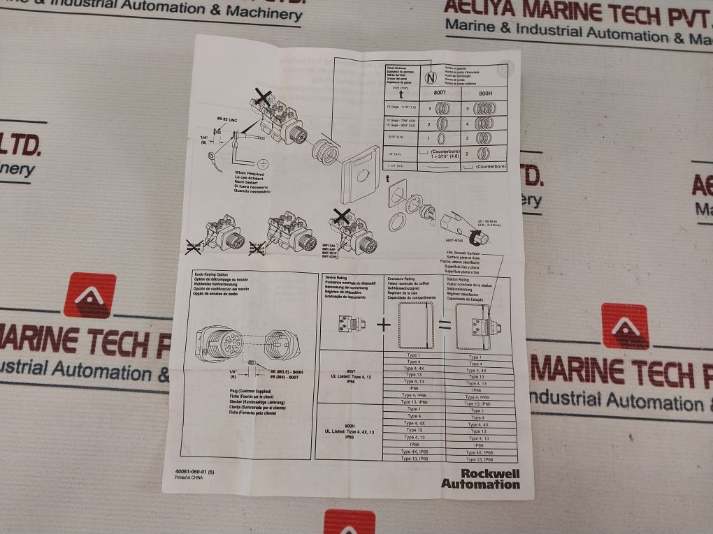 Allen-bradley 800H-jr2 Selector Switch 3 Position