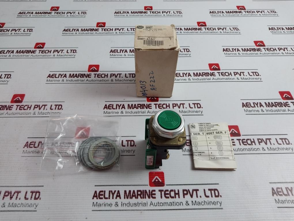 Allen-bradley 800T-a1Ap Green Pushbutton Assembly