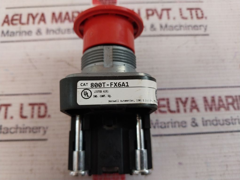 Allen-bradley 800T-fx6A1 Red Ser T Push-pull Button