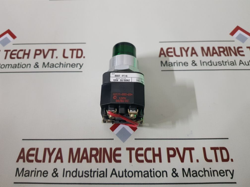 Allen-bradley 800T-pt16 Ser.T Green Push Button 120V