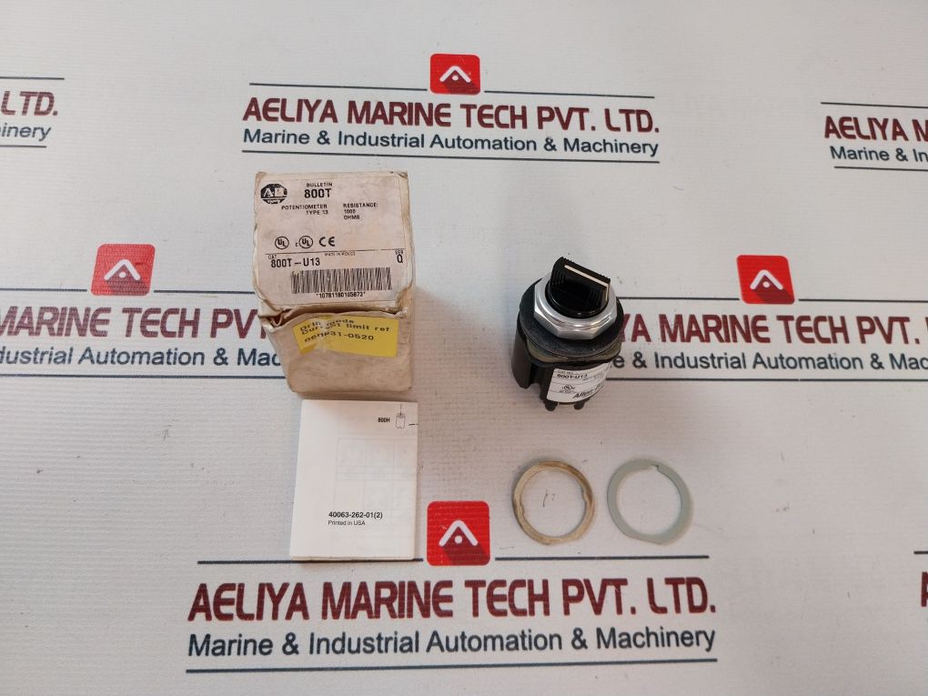 Allen-bradley 800T-u13 Potentiometer Bulletin 800T 300V