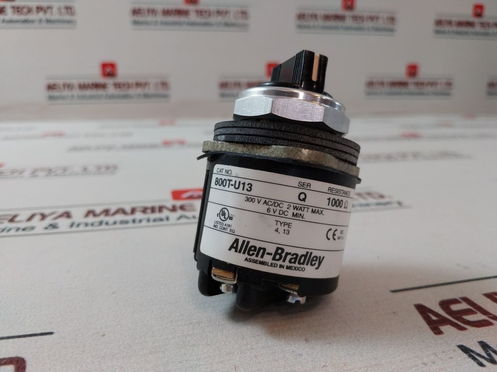 Allen-bradley 800T-u13 Potentiometer Bulletin 800T 300V
