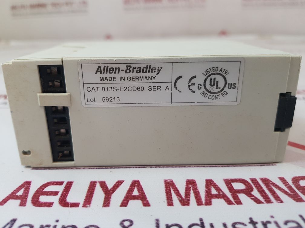Allen-bradley 813S-e2Cd60 Ser A Phase Monitor 115V Ac
