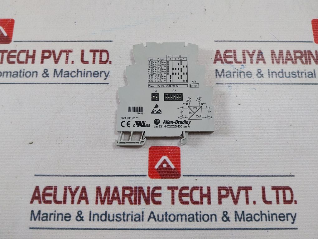 Allen-bradley 931H-c2C2D-dc Signal Converter 0-10 V