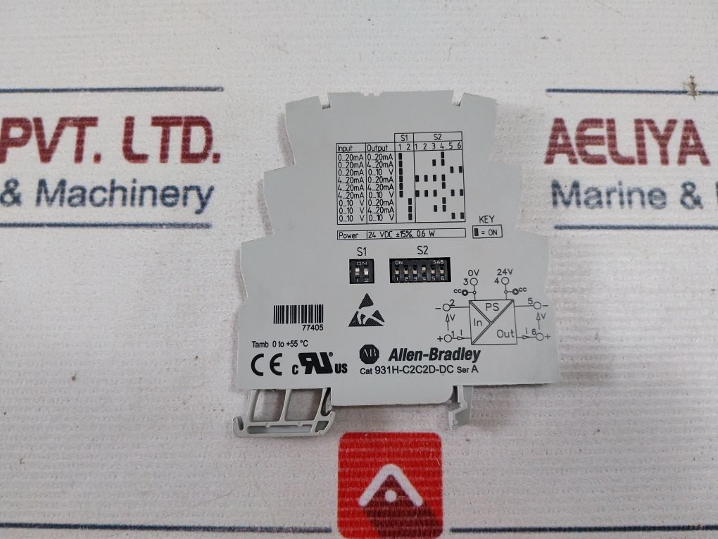 Allen-bradley 931H-c2C2D-dc Signal Converter 0-10 V