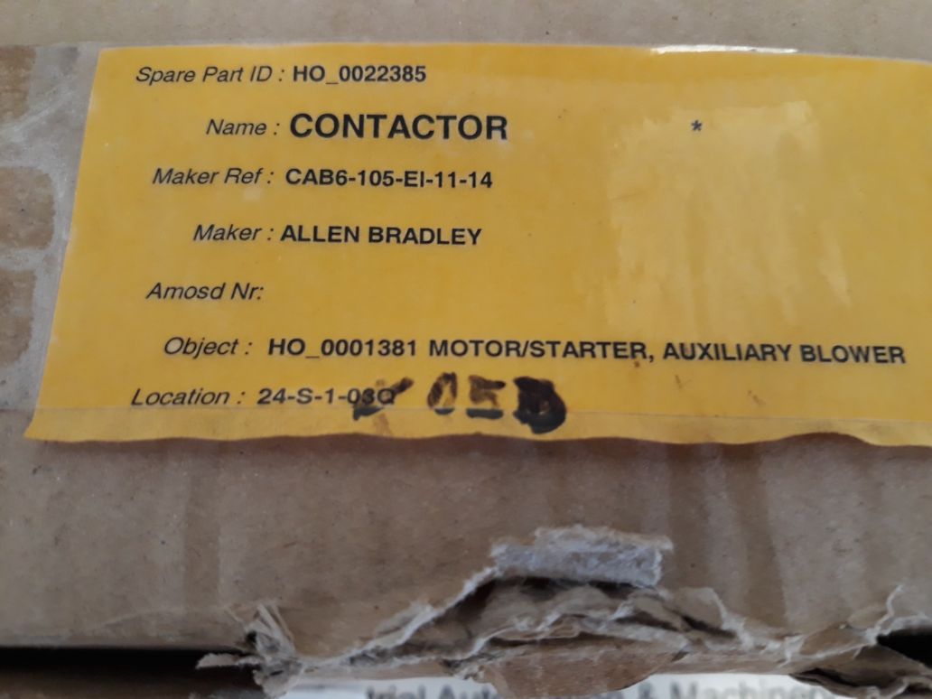 Allen-bradley Cab6-105-ei Contactor Ser.A