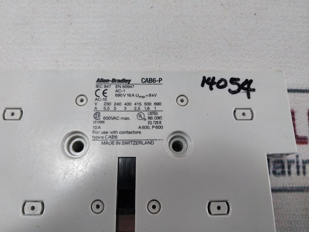 Allen-bradley Cab6-p Auxiliary Contact Block