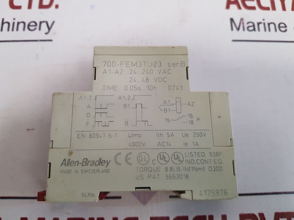Allen-bradley Fem3T Timing Relay