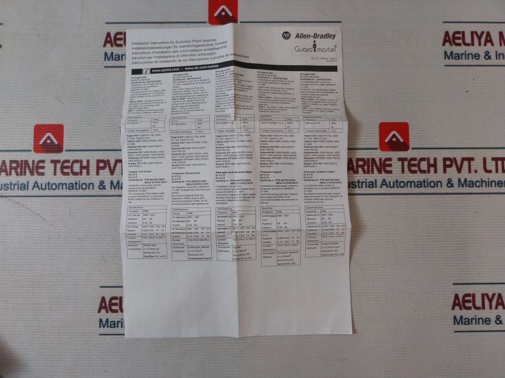 Allen-bradley 440N-h02047 Safety Interlock Switch