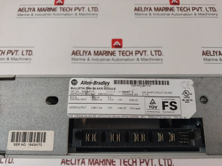 Allen-bradley 2094-bm01-s Servo Drive/Axis Module Series B