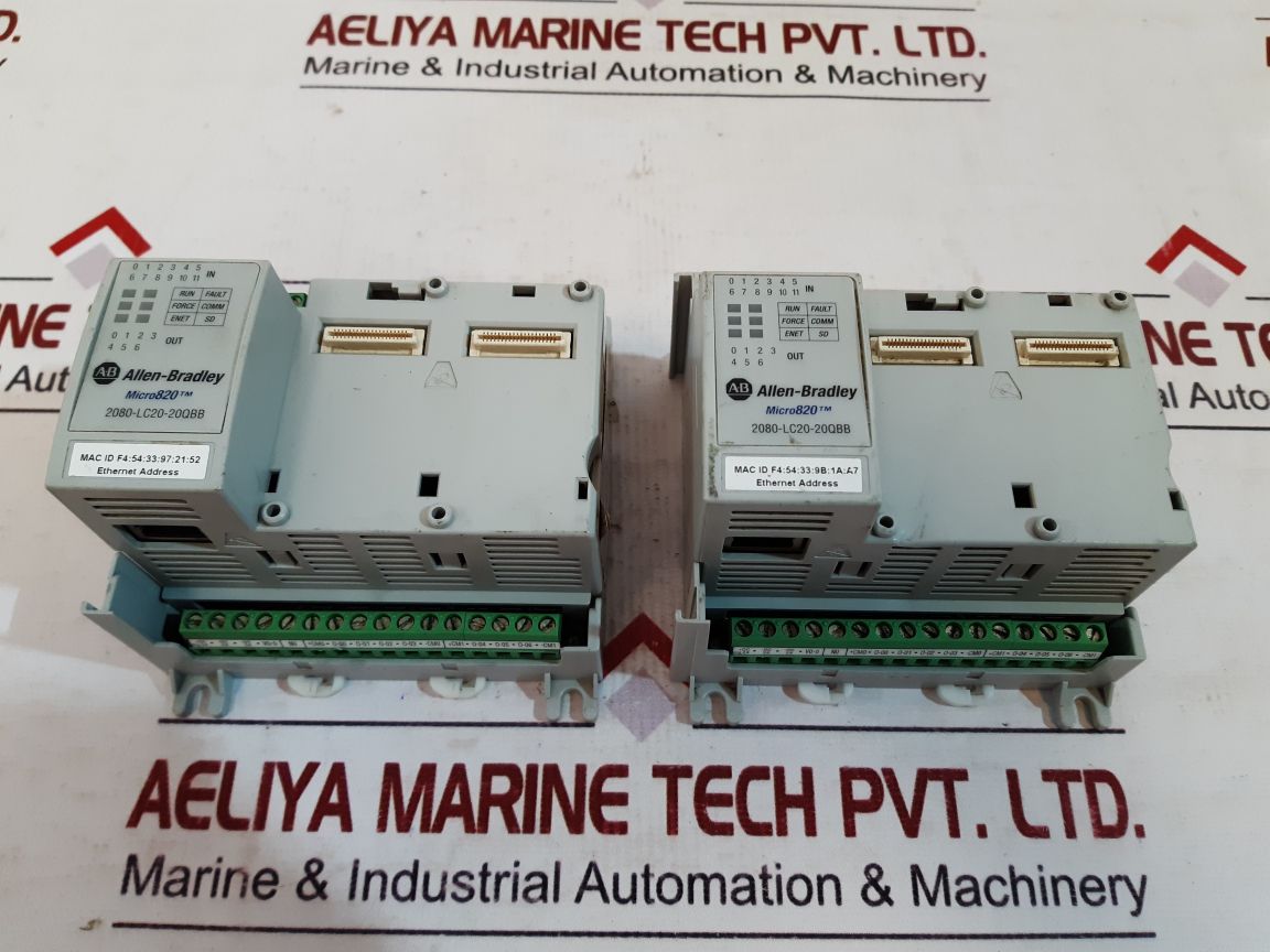 Allen-bradley Micro820 Programmable Logic Controller 2080-lc20-20Qbb