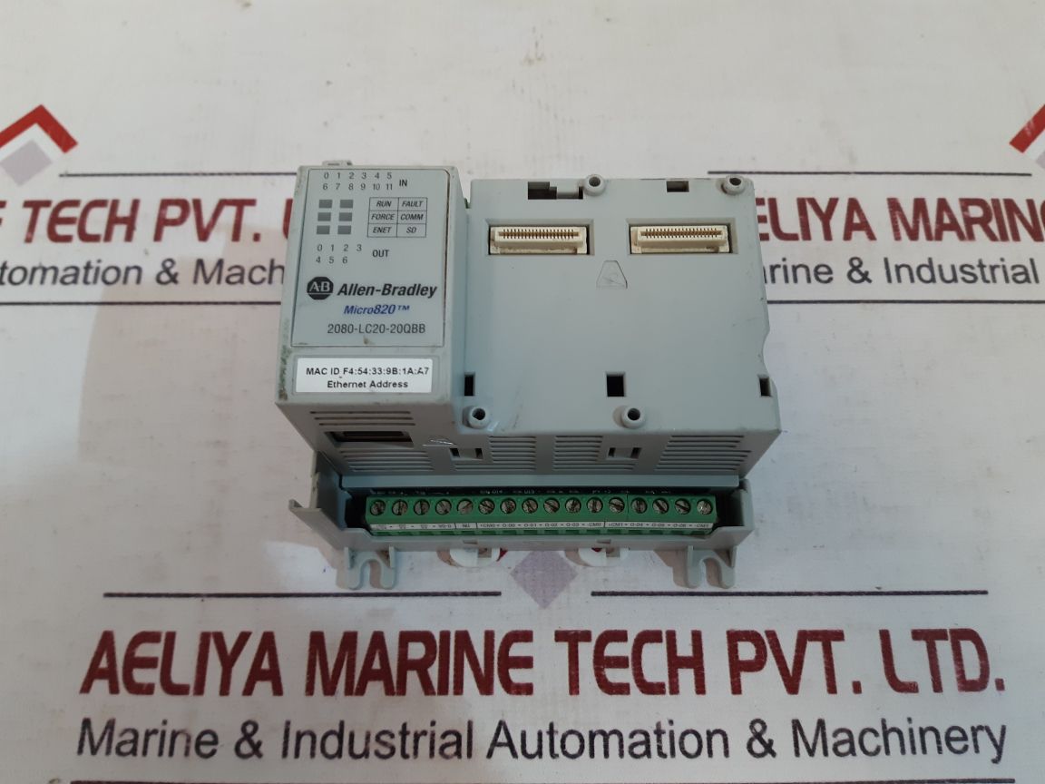 Allen-bradley Micro820 Programmable Logic Controller 2080-lc20-20Qbb