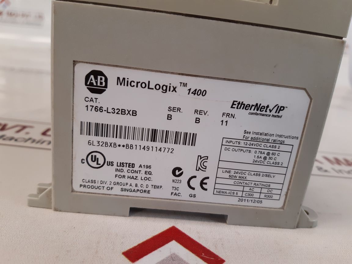 Allen-bradley Micrologix 1400 1766-l32Bxb Ethernet Ip