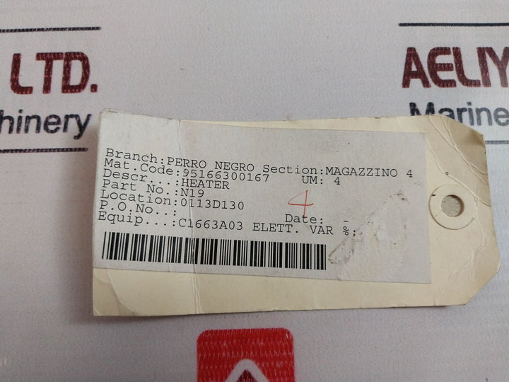 Allen-bradley N19 Overload Relay Heater Element
