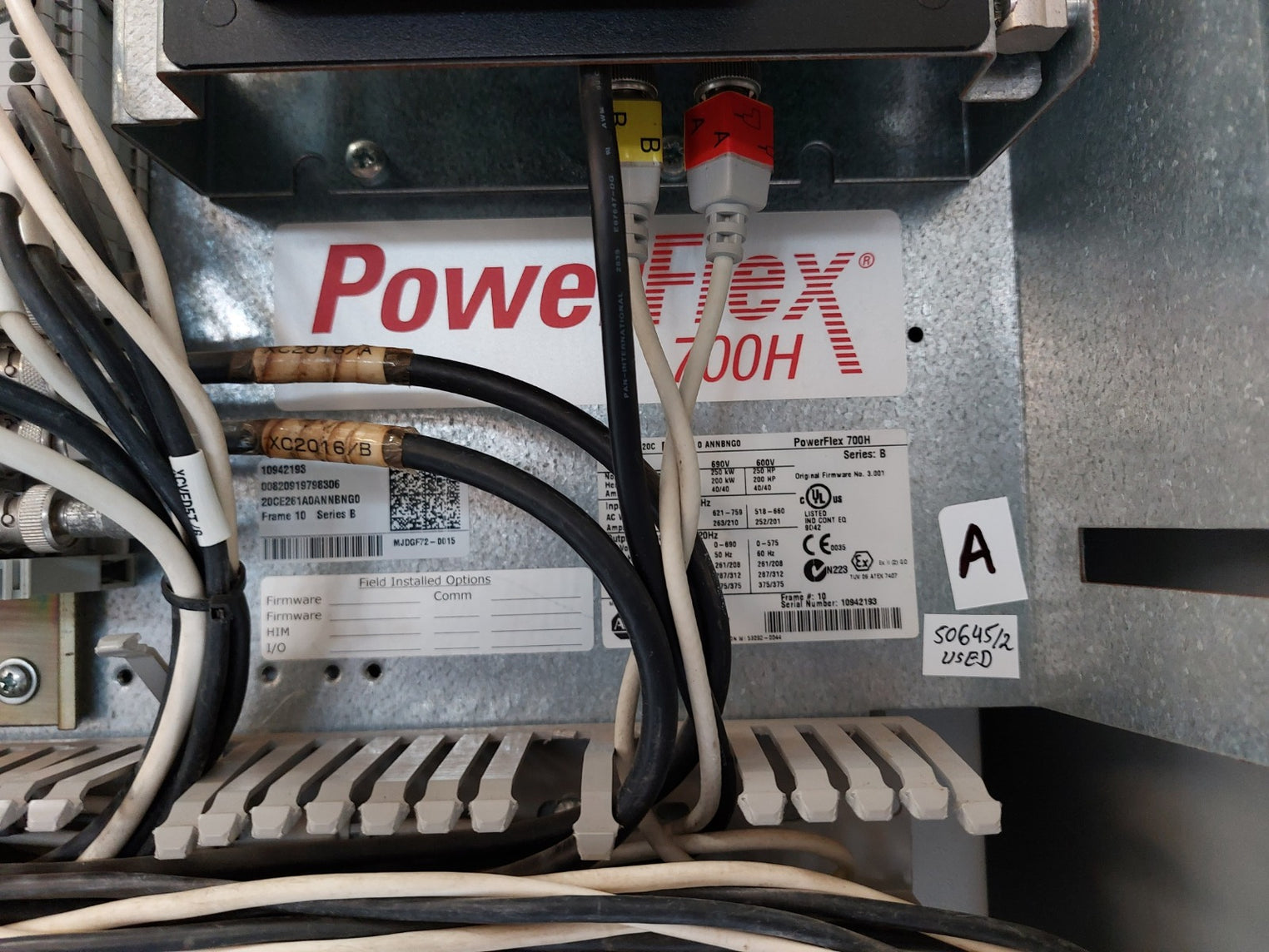 Allen-bradley Powerflex 700H 20Ce261A0Annbng0 Frequency Inverter Drive Supply