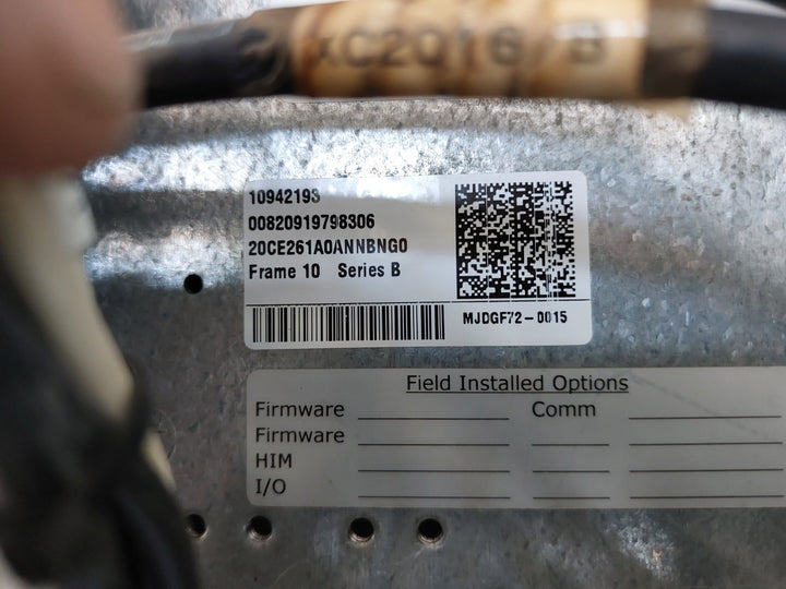 Allen-bradley Powerflex 700H 20Ce261A0Annbng0 Frequency Inverter Drive Supply