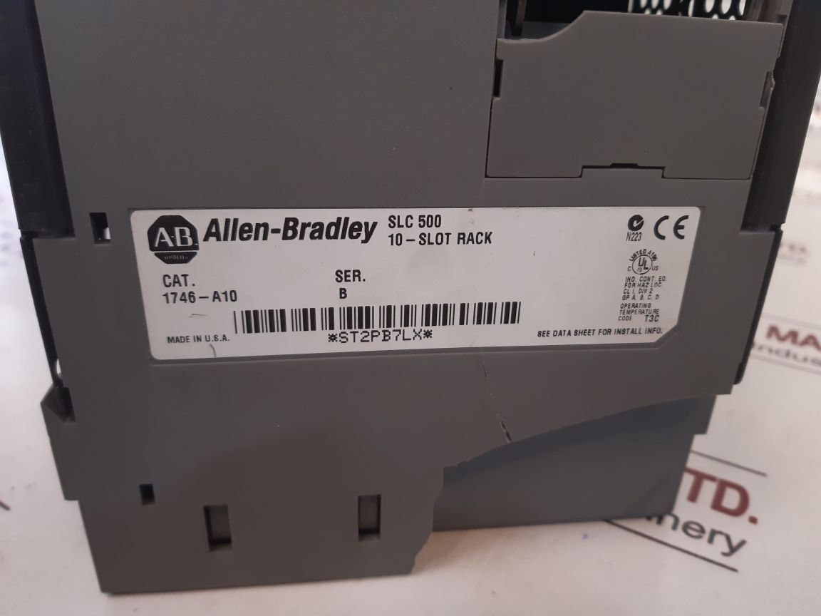 Allen-bradley Slc500 10-slot Rack