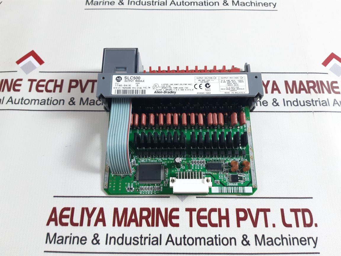 Allen-bradley Slc500 1746-0A16 Output Module