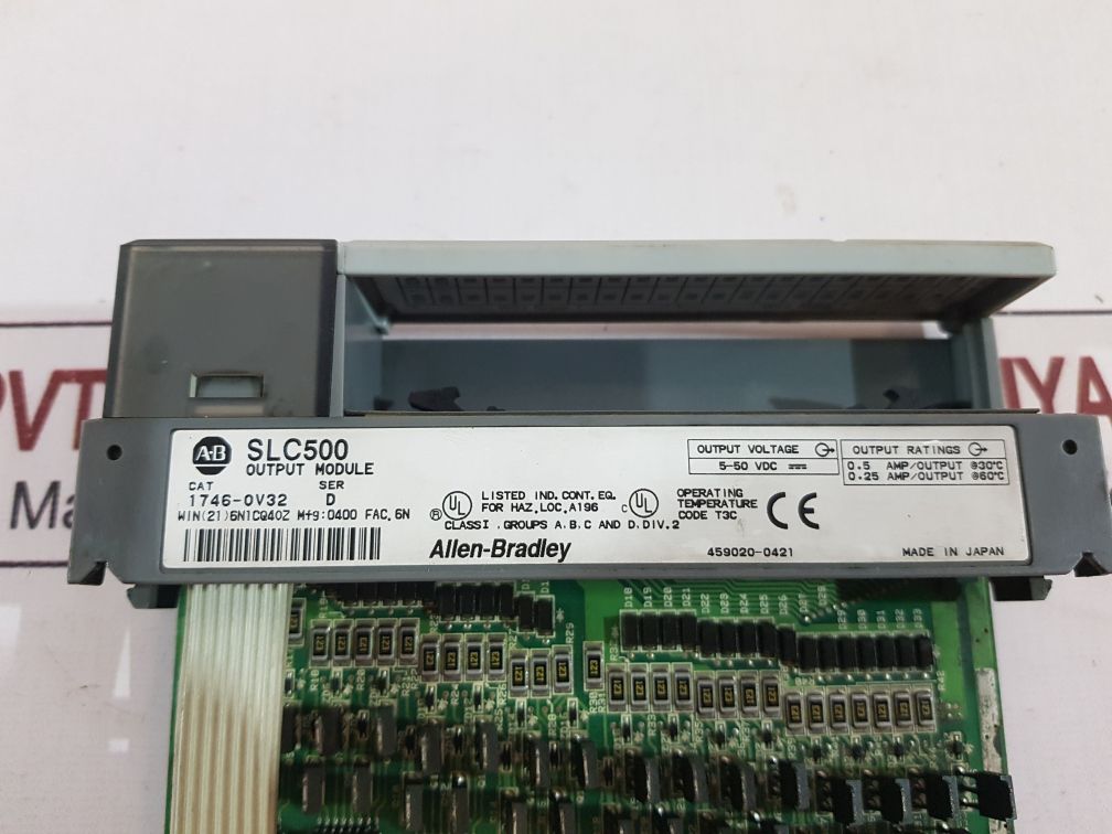 Allen-bradley Slc500 1746-ov32 Output Module 1746-ov32/1746-0V32