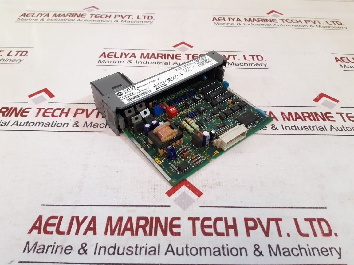 Allen-bradley Slc 500 Analog Combination I/O Module 1746-nio4V
