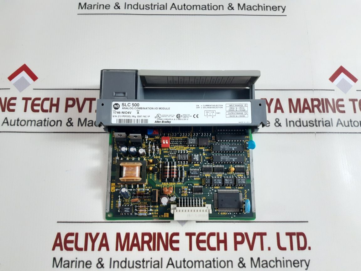 Allen-bradley Slc 500 1746-nio4V Analog Combination I/O Module