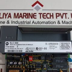 Allen-bradley Slc 500 1746-nio4V Analog Combination I/O Module