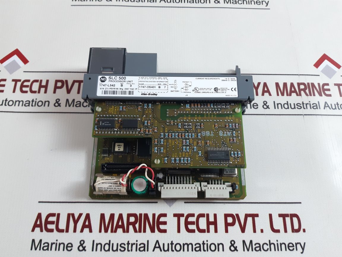 Allen-bradley Slc 5/04 Cpu 1747-l542 Processor Unit Ser B