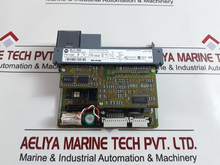 Allen-bradley Slc 5/04 Cpu 1747-l542 Processor Unit Ser B