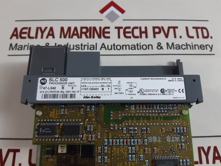Allen-bradley Slc 5/04 Cpu 1747-l542 Processor Unit Ser B