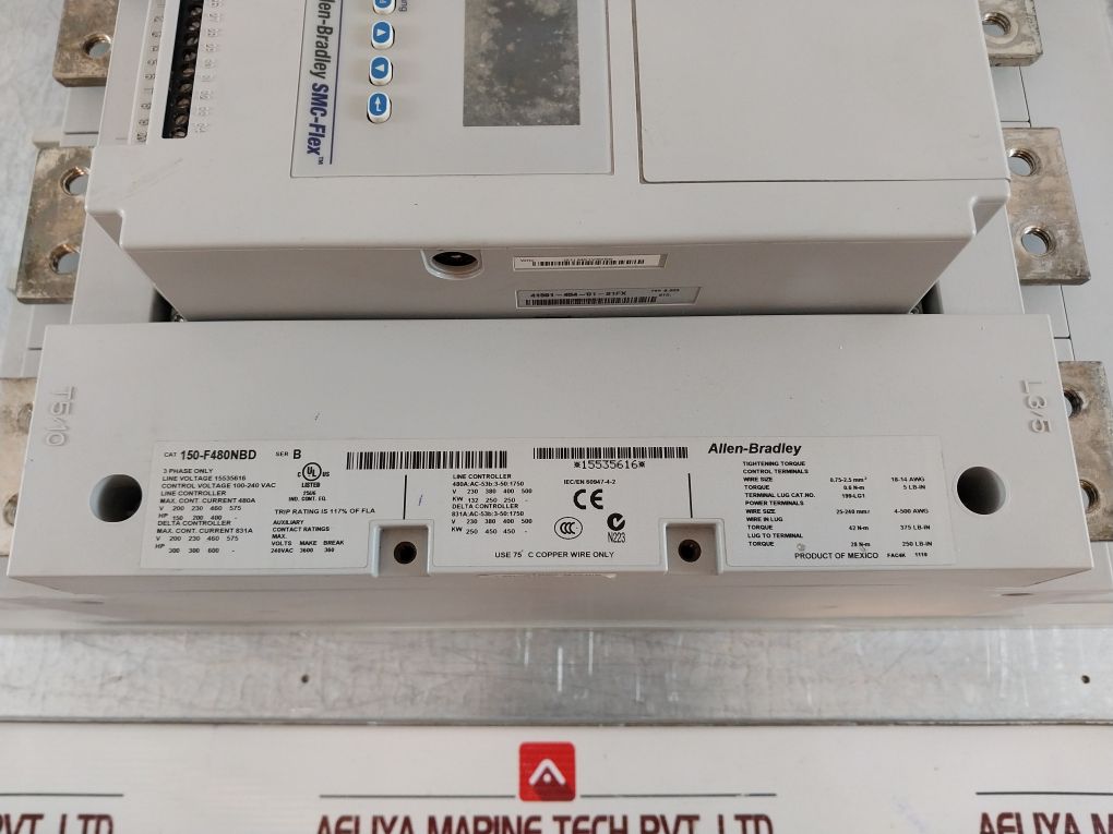Allen-bradley Smc-flex 150-f480Nbd 3-phase Smart Motor Controller Series.B