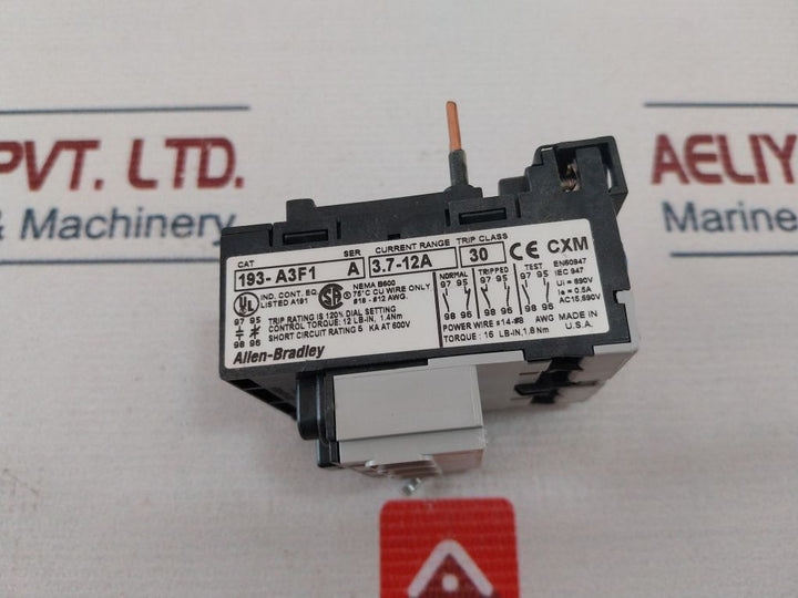 Allen-bradley Smp-1 Overload Relay