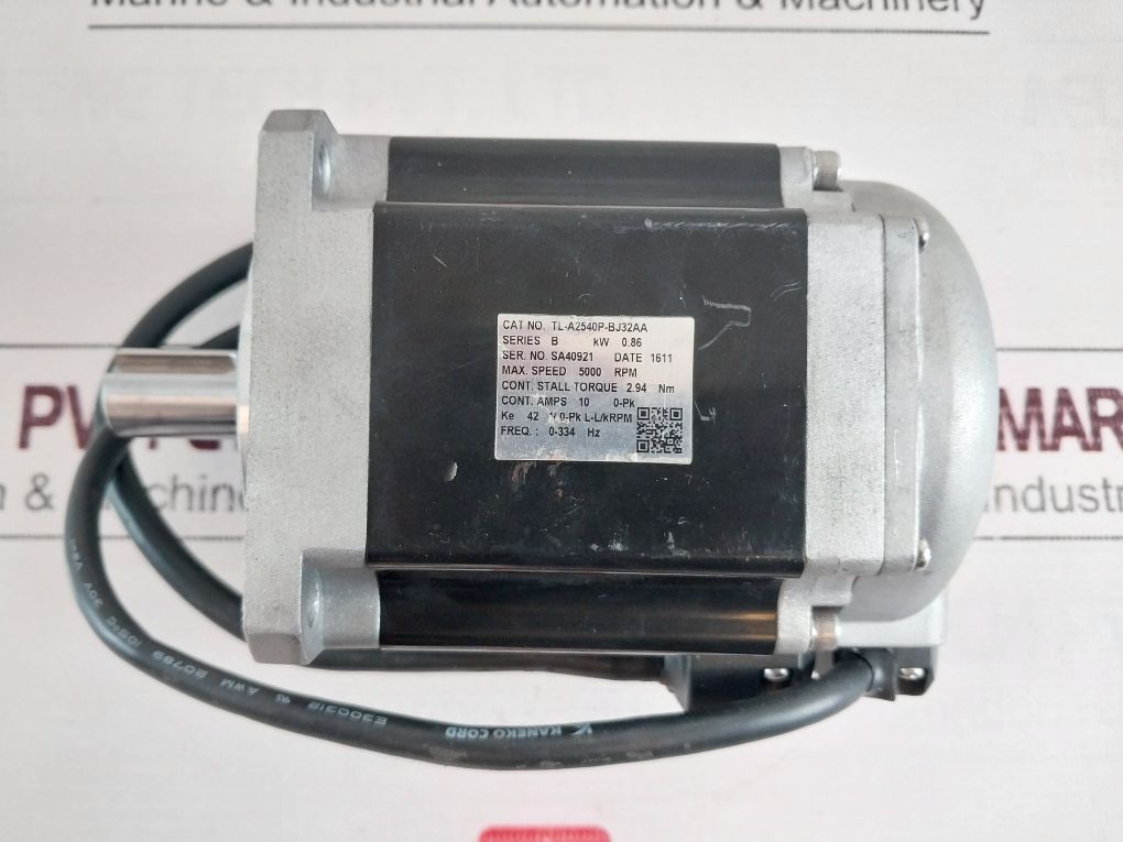 Allen-bradley Tl-a2540P-bj32Aa Series B Inverter Duty Ac Servo Motor