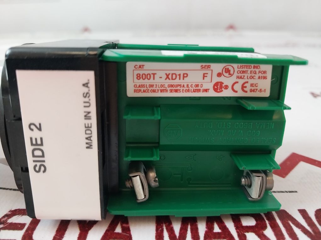 Allen–Bradley 800T-t2F3 2 Way Toggle Switch Hdi9000-0206-jys-2W