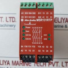 Allen Bradley Msr131Rtp Safety Relay 440R-c23139 Series B 24 Vac/Dc