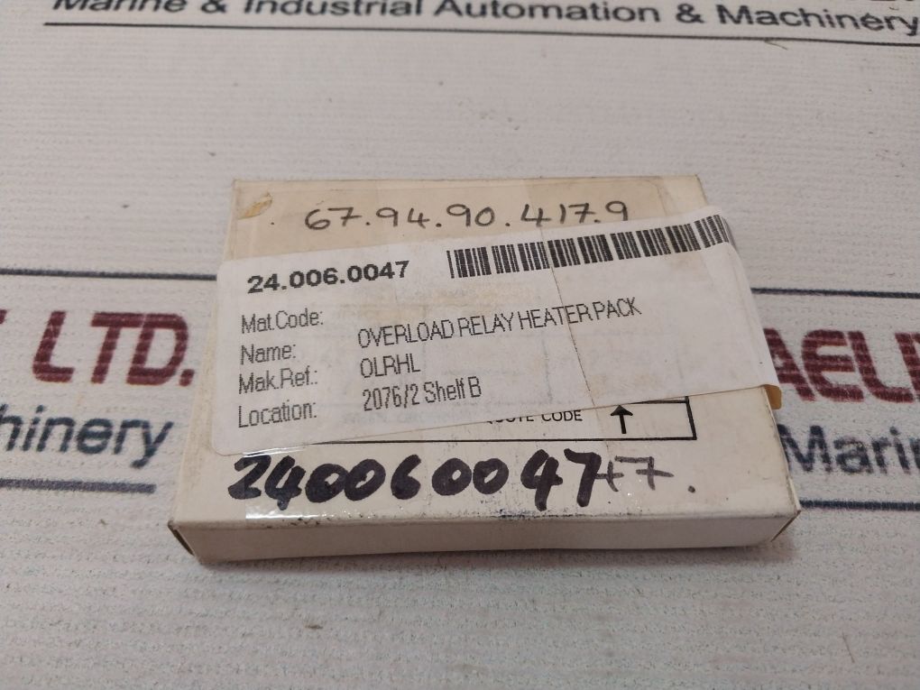 Lot Of 3X Allenwest 0.67-0.80 Amps Overload Relay Heater Pack