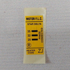 Lot of 3x Allenwest Olrhzj Overload Relay Heater Pack Set