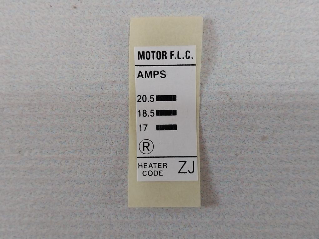Lot of 3x Allenwest Olrhzj Overload Relay Heater Pack Set
