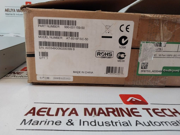 Allied Telesis At-8516F/Sc 100Base-fx Fast Ethernet Switch