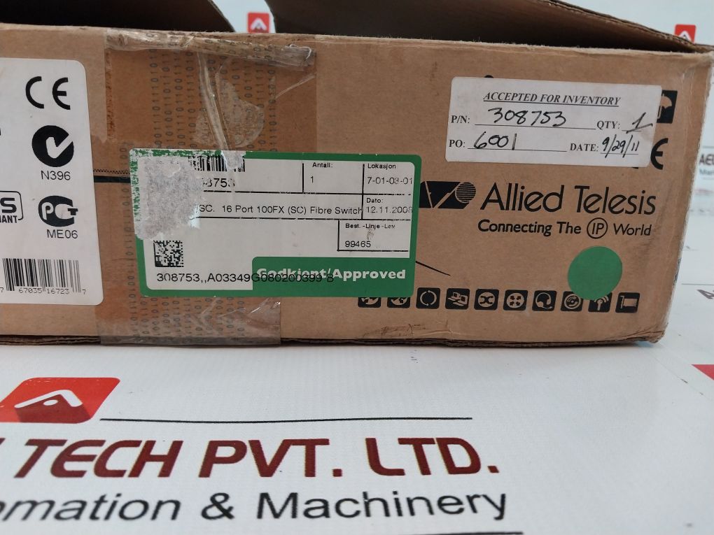 Allied Telesis At-8516F/Sc 100Base-fx Fast Ethernet Switch